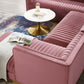 Modway Sanguine 3 Piece Performance Velvet Sectional Sofa Set FredCo