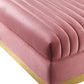 Modway Sanguine 3 Piece Performance Velvet Sectional Sofa Set FredCo