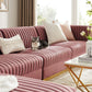 Modway Sanguine Channel Tufted Performance Velvet 5-Piece Modular Sectional Sofa FredCo