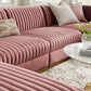 Modway Sanguine Channel Tufted Performance Velvet 6-Piece Modular Sectional Sofa FredCo