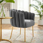 Modway Sanna Channel Tufted Performance Velvet Armchair FredCo