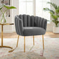 Modway Sanna Channel Tufted Performance Velvet Armchair FredCo
