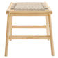Modway Saoirse 47" Wove Rope Wood Bench, EEI-6552 FredCo