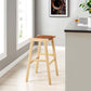 Modway Saoirse Faux Leather Wood Bar Stool - Set of 2, EEI-6549 FredCo