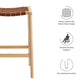 Modway Saoirse Faux Leather Wood Counter Stool - Set of 2, EEI-6547 FredCo
