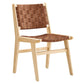 Modway Saoirse Faux Leather Wood Dining Side Chair - Set of 2, EEI-6544 FredCo