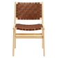 Modway Saoirse Faux Leather Wood Dining Side Chair - Set of 2, EEI-6544 FredCo