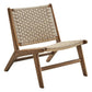 Modway Saoirse Woven Rope Wood Accent Lounge Chair, EEI-6543 FredCo