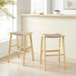 Modway Saoirse Woven Rope Wood Bar Stool - Set of 2, EEI-6550 FredCo