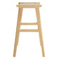 Modway Saoirse Woven Rope Wood Bar Stool - Set of 2, EEI-6550 FredCo