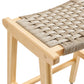 Modway Saoirse Woven Rope Wood Counter Stool - Set of 2, EEI-6548 FredCo