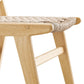 Modway Saoirse Woven Rope Wood Dining Side Chair, EEI-6545 FredCo