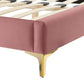 Modway Sasha Button-Tufted Performance Velvet Full Bed FredCo