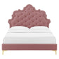 Modway Sasha Button-Tufted Performance Velvet Full Bed FredCo