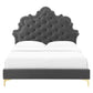 Modway Sasha Button-Tufted Performance Velvet King Bed FredCo