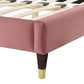 Modway Sasha Button-Tufted Performance Velvet Queen Bed FredCo
