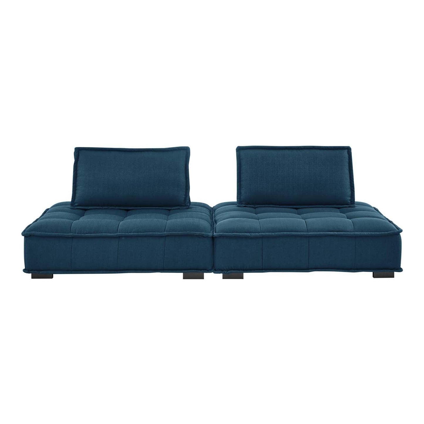 Modway Saunter Tufted Fabric Fabric 2-Piece Loveseat FredCo