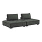 Modway Saunter Tufted Fabric Fabric 2-Piece Loveseat FredCo