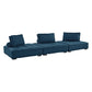 Modway Saunter Tufted Fabric Fabric 3-Piece Sofa FredCo