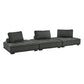 Modway Saunter Tufted Fabric Fabric 3-Piece Sofa FredCo