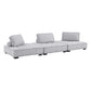Modway Saunter Tufted Fabric Fabric 3-Piece Sofa FredCo