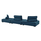 Modway Saunter Tufted Fabric Fabric 3-Piece Sofa FredCo