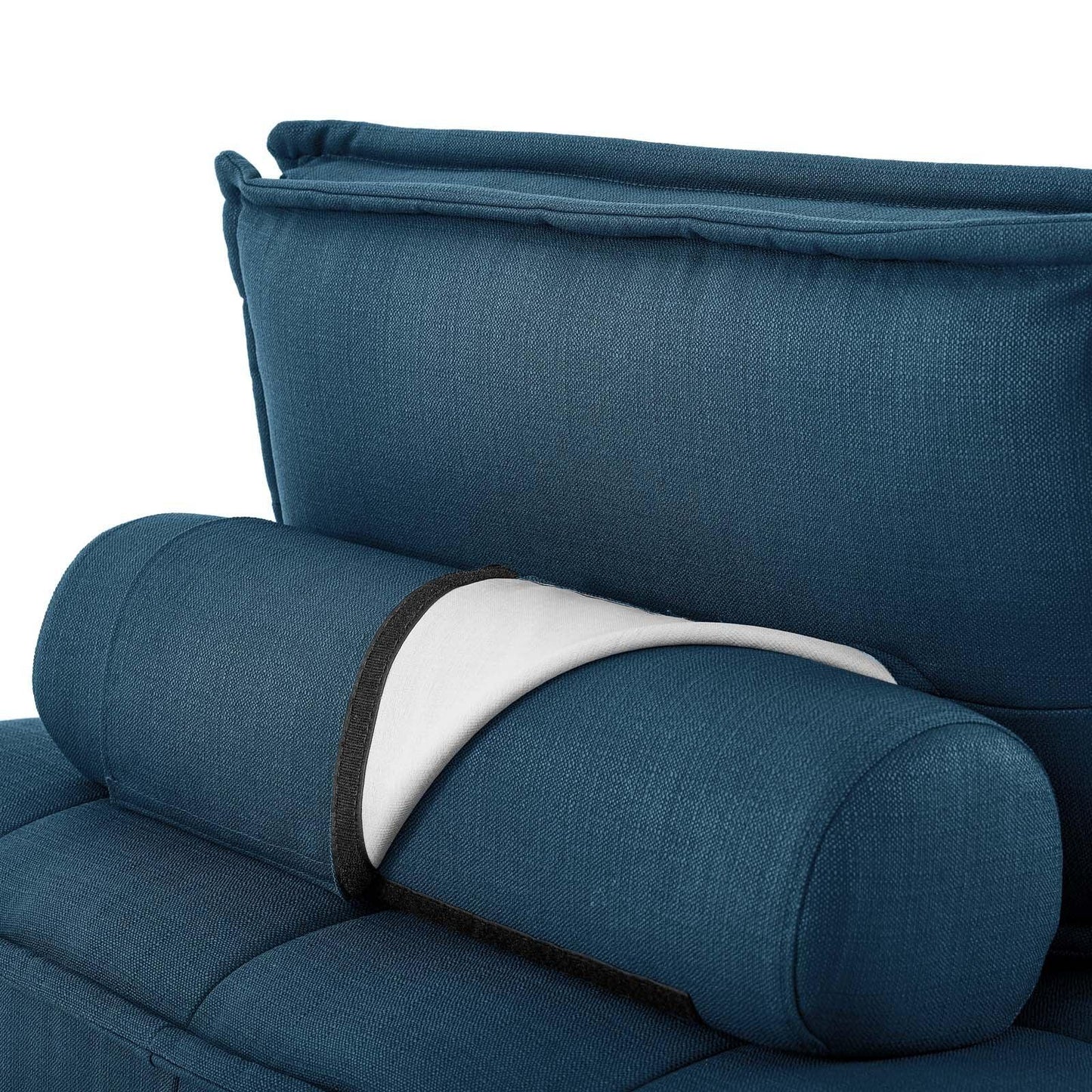 Modway Saunter Tufted Fabric Fabric 5-Piece Sectional Sofa FredCo