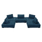 Modway Saunter Tufted Fabric Fabric 5-Piece Sectional Sofa FredCo