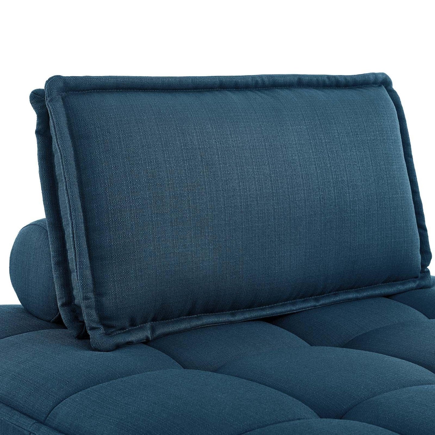 Modway Saunter Tufted Fabric Fabric 5-Piece Sectional Sofa FredCo