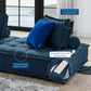 Modway Saunter Tufted Fabric Fabric 5-Piece Sectional Sofa FredCo