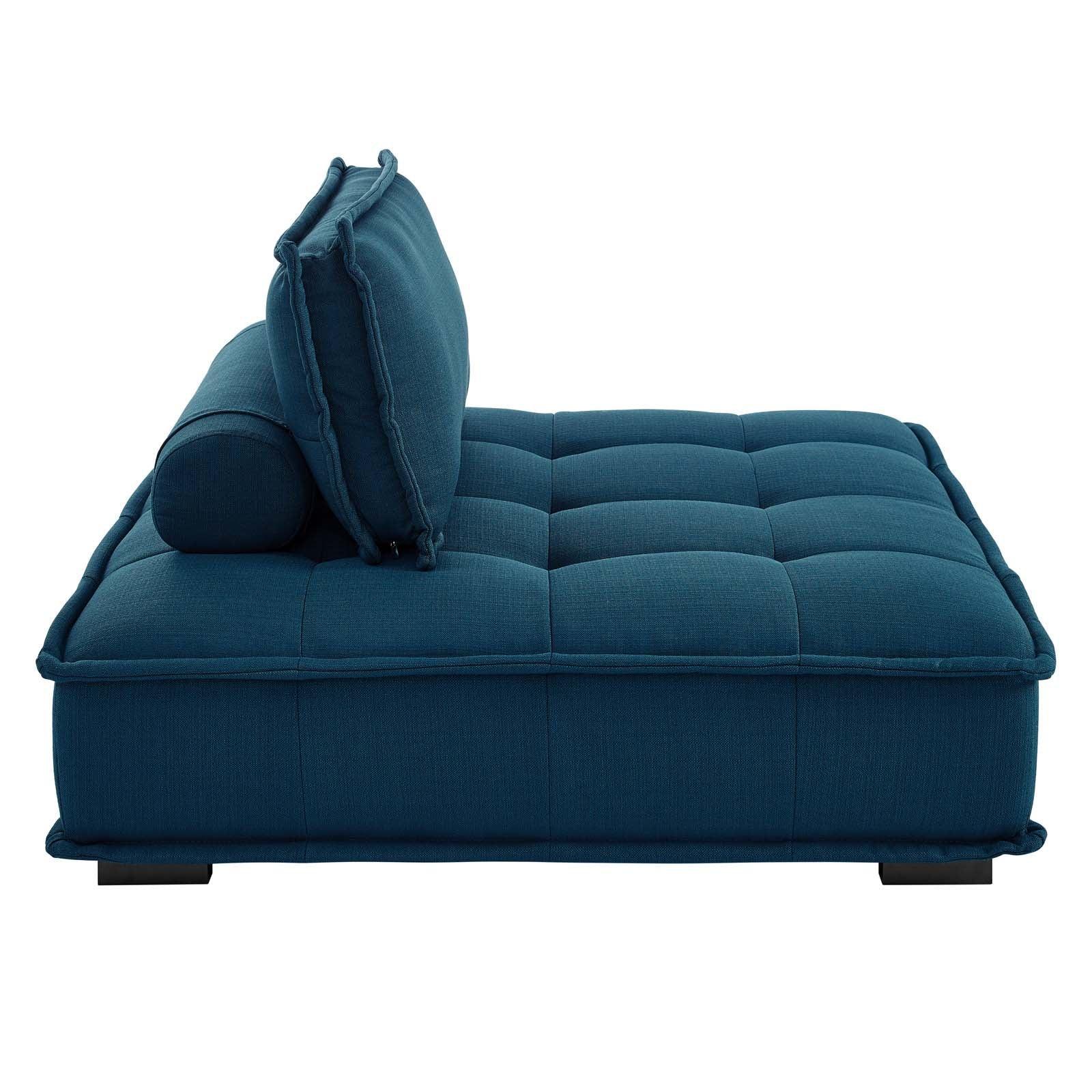 Modway Saunter Tufted Fabric Fabric 5-Piece Sectional Sofa FredCo