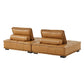 Modway Saunter Tufted Vegan Leather Vegan Leather 2-Piece Loveseat FredCo