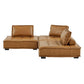 Modway Saunter Tufted Vegan Leather Vegan Leather 3-Piece Sofa FredCo