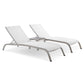 Modway Savannah 3 Piece Outdoor Patio Mesh Set FredCo