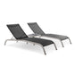 Modway Savannah 3 Piece Outdoor Patio Mesh Set FredCo