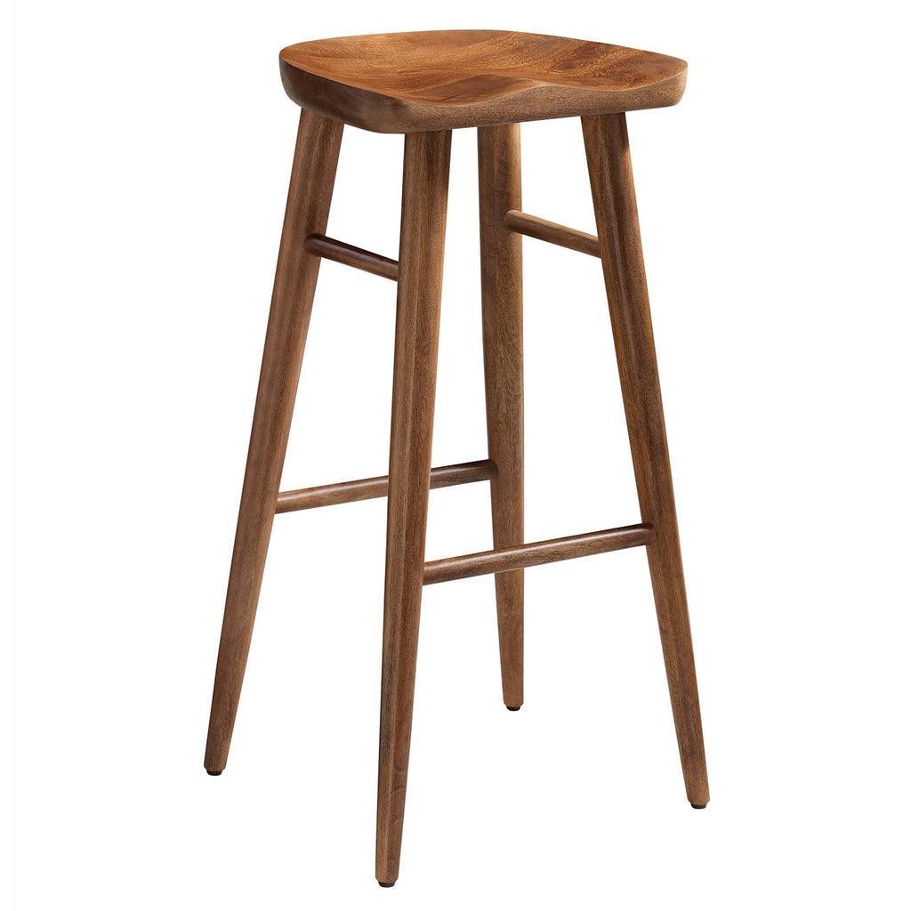 Modway Saville Backless Wood Bar Stools - Set of 2 FredCo