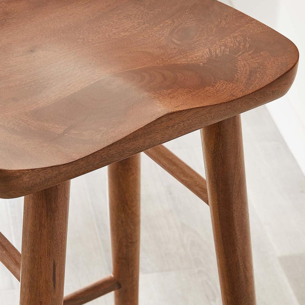 Modway Saville Backless Wood Bar Stools - Set of 2 FredCo