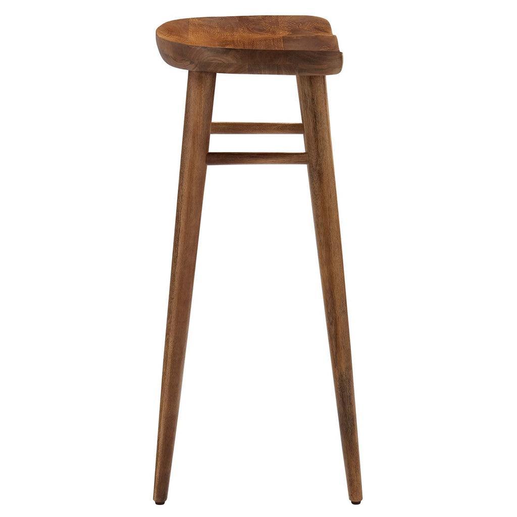 Modway Saville Backless Wood Bar Stools - Set of 2 FredCo