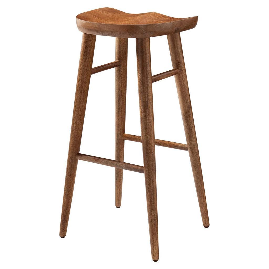 Modway Saville Backless Wood Bar Stools - Set of 2 FredCo