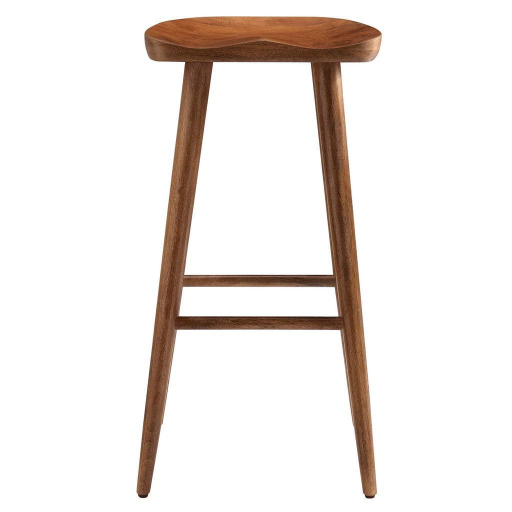 Modway Saville Backless Wood Bar Stools - Set of 2 FredCo