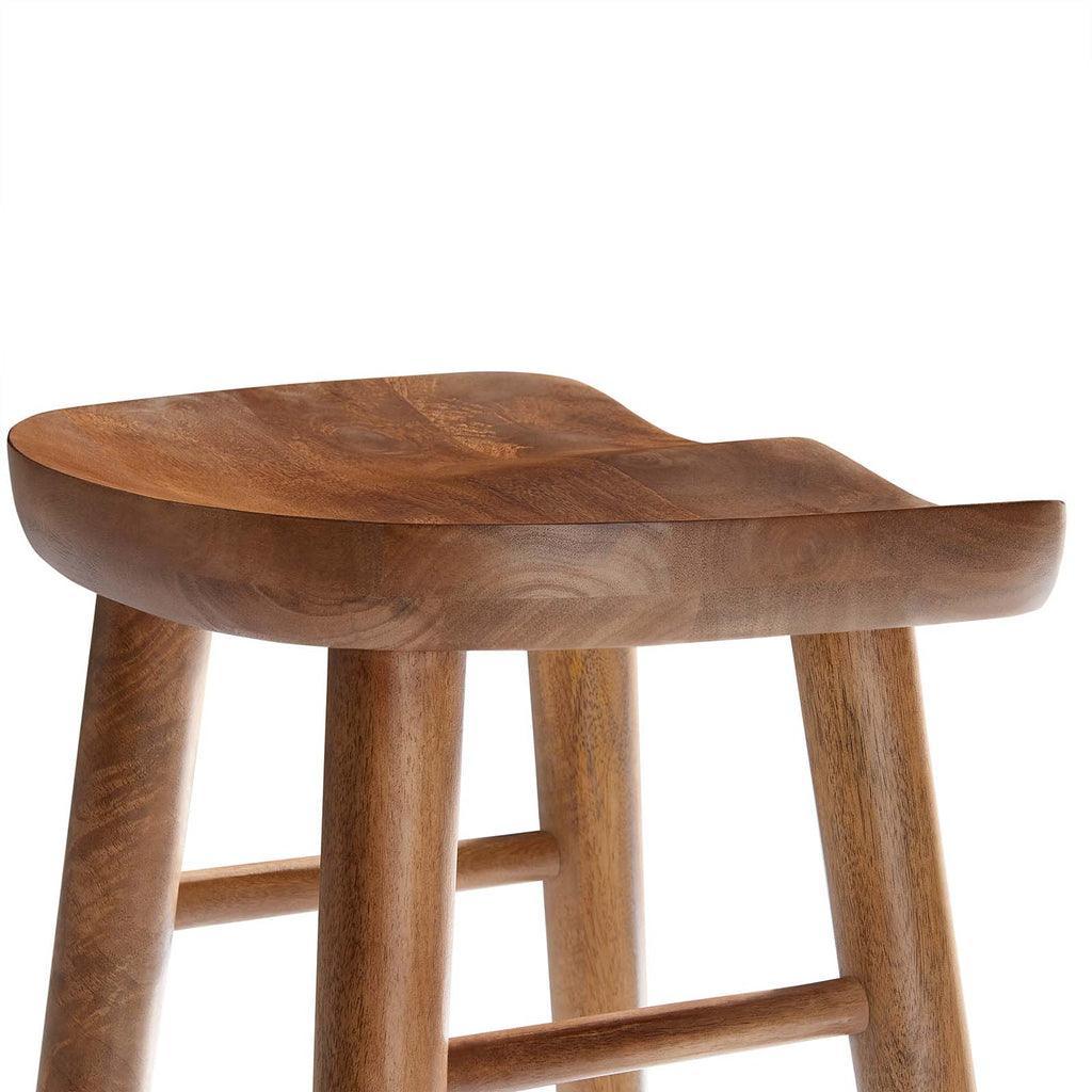 Modway Saville Backless Wood Bar Stools - Set of 2 FredCo