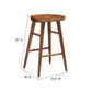 Modway Saville Backless Wood Counter Stools - Set of 2 FredCo