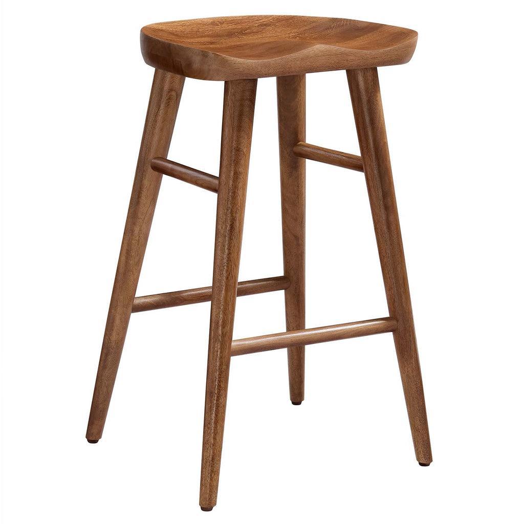 Modway Saville Backless Wood Counter Stools - Set of 2 FredCo
