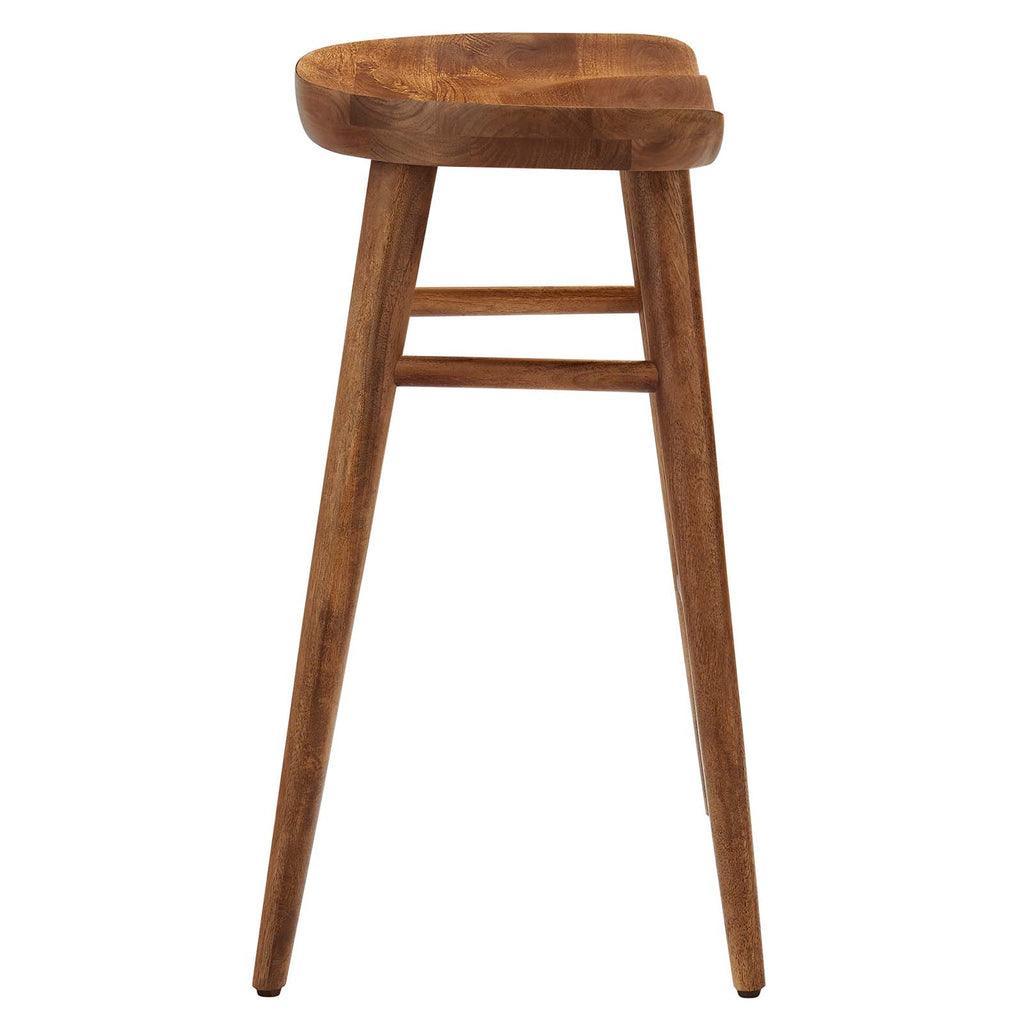 Modway Saville Backless Wood Counter Stools - Set of 2 FredCo