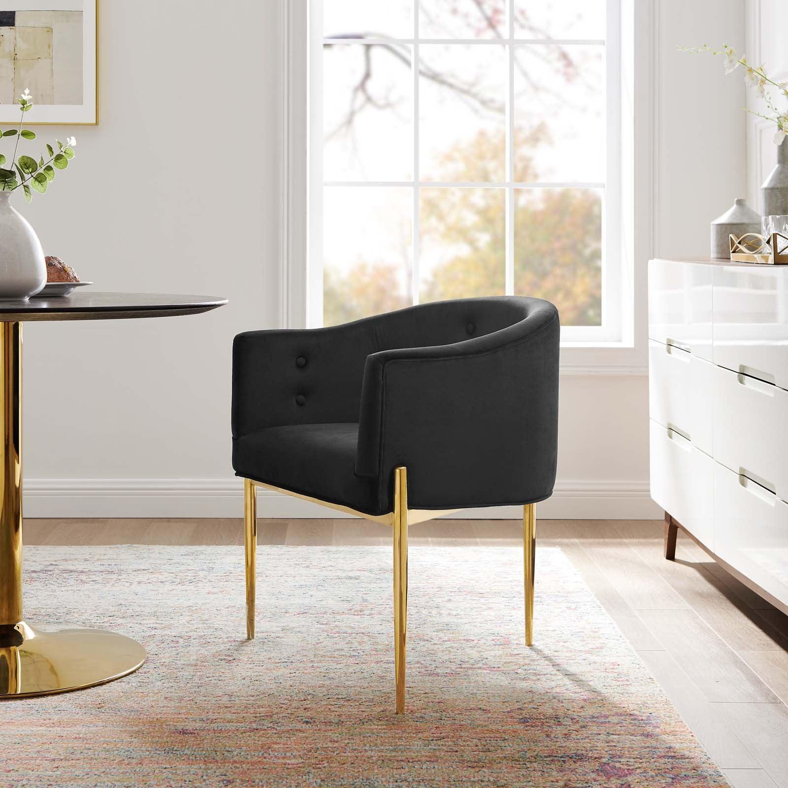 Modway Savour Tufted Performance Velvet Accent Chair FredCo