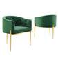 Modway Savour Tufted Performance Velvet Accent Chairs - Set of 2 FredCo