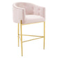 Modway Savour Tufted Performance Velvet Bar Stool FredCo