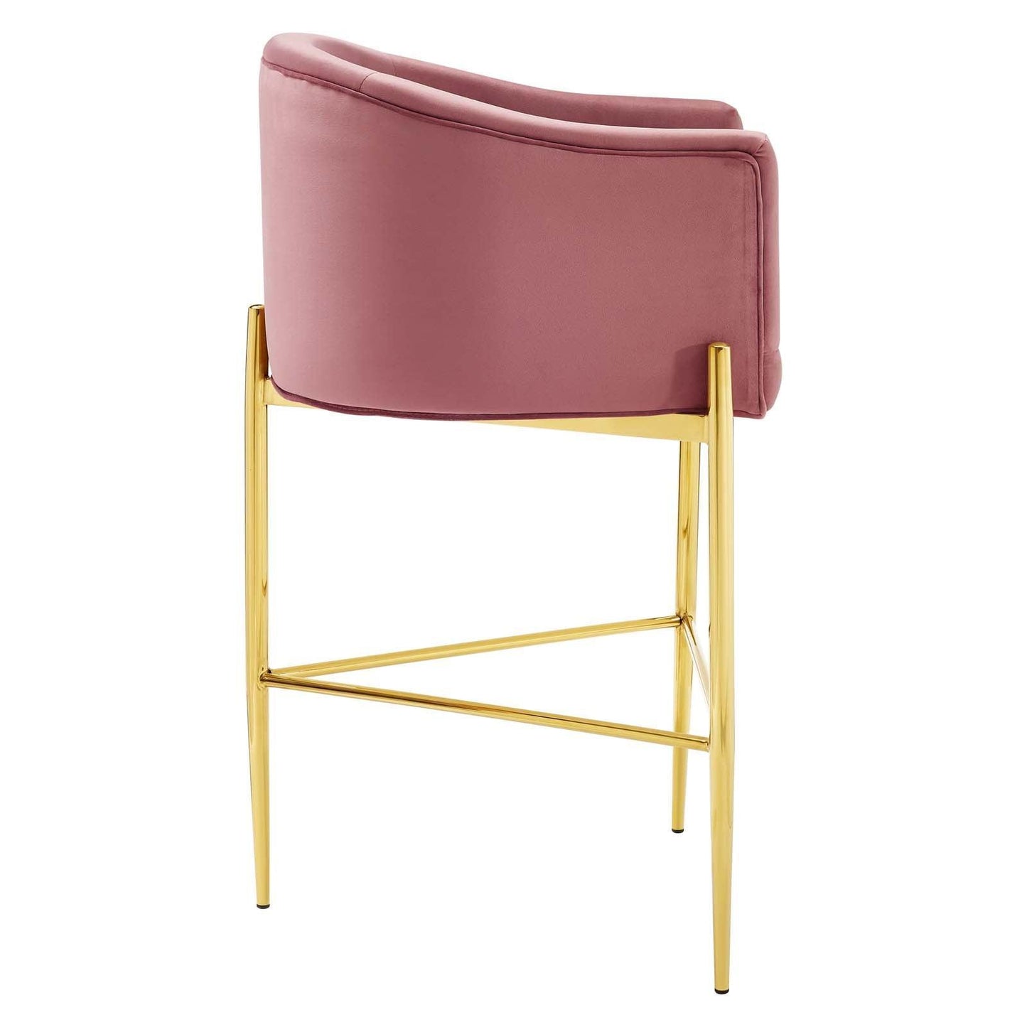 Modway Savour Tufted Performance Velvet Bar Stool FredCo