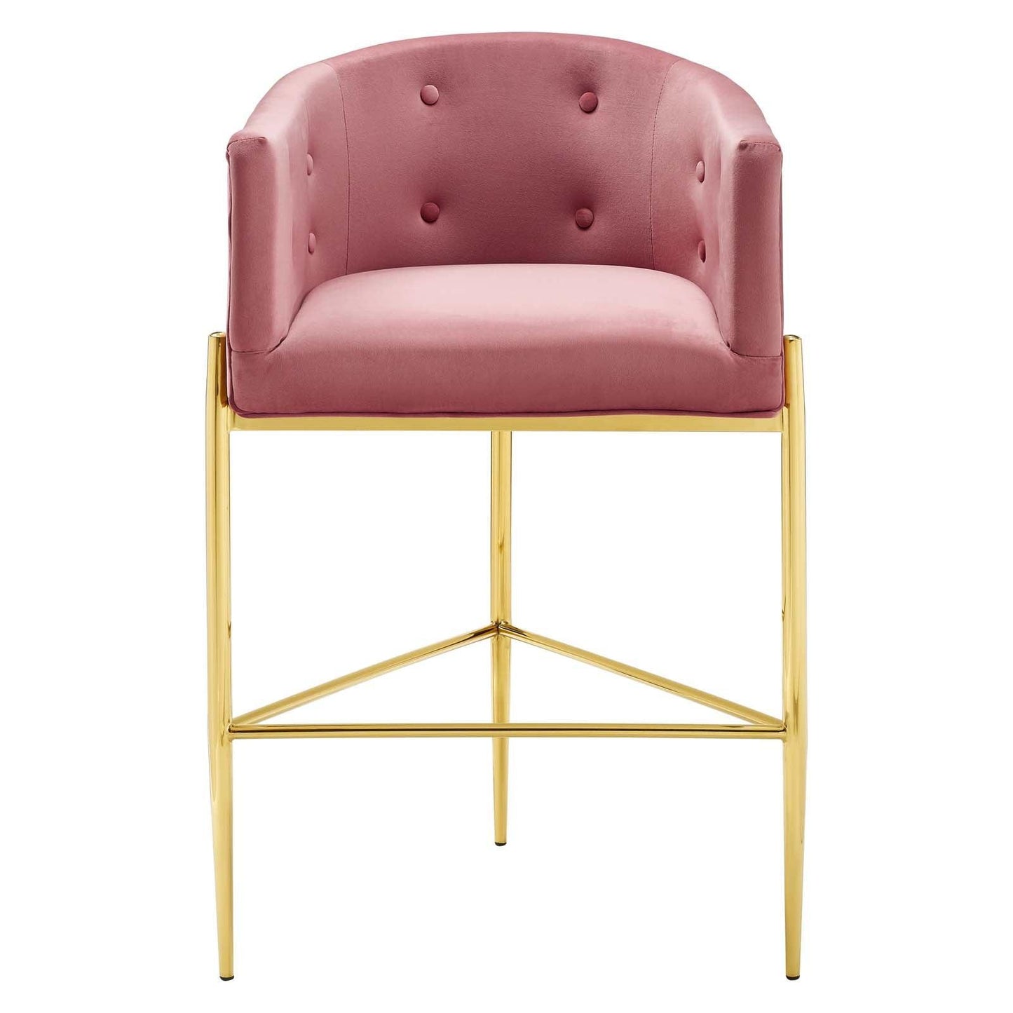 Modway Savour Tufted Performance Velvet Bar Stool FredCo