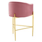 Modway Savour Tufted Performance Velvet Bar Stool FredCo